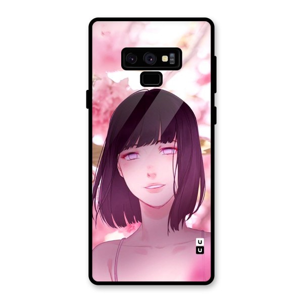 Hinata Floral Glass Back Case for Galaxy Note 9