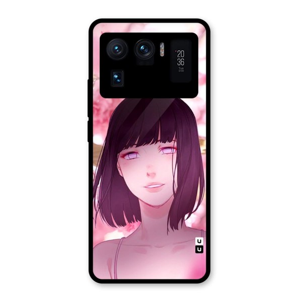 Hinata Floral Glass Back Case for Mi 11 Ultra