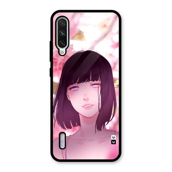 Hinata Floral Glass Back Case for Mi A3