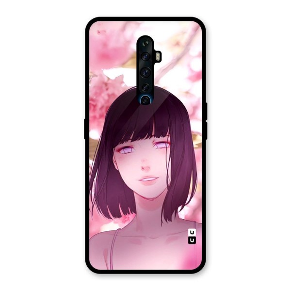 Hinata Floral Glass Back Case for Oppo Reno2 Z