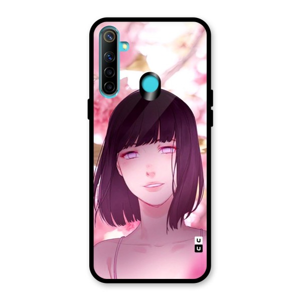 Hinata Floral Glass Back Case for Realme 5