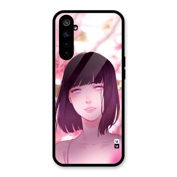 Hinata Floral Glass Back Case for Realme 6