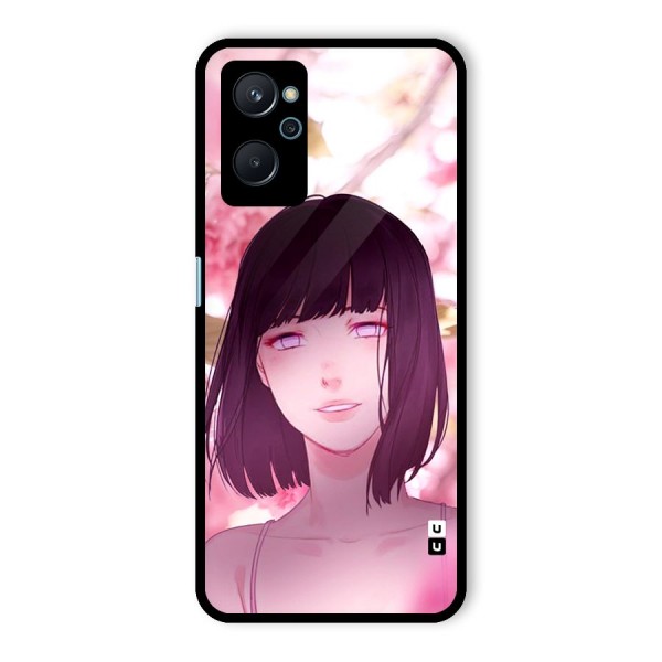 Hinata Floral Glass Back Case for Realme 9i