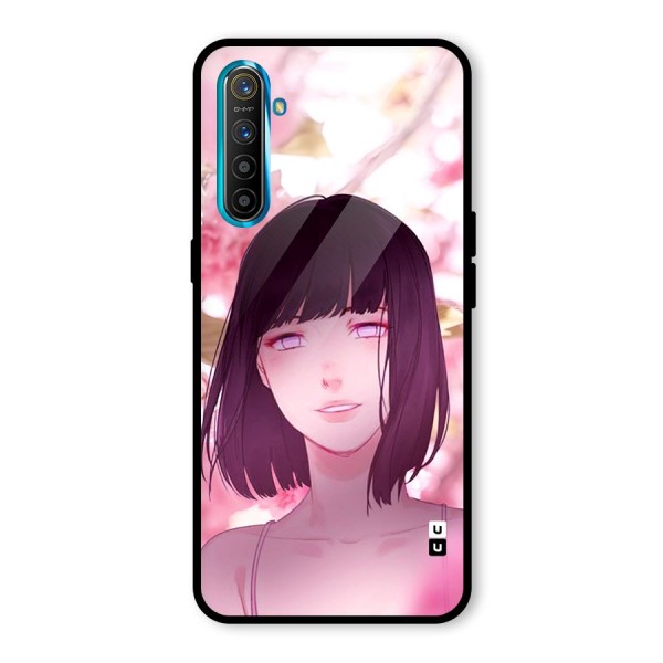 Hinata Floral Glass Back Case for Realme X2