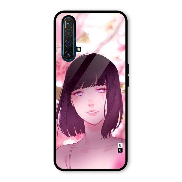 Hinata Floral Glass Back Case for Realme X3 SuperZoom