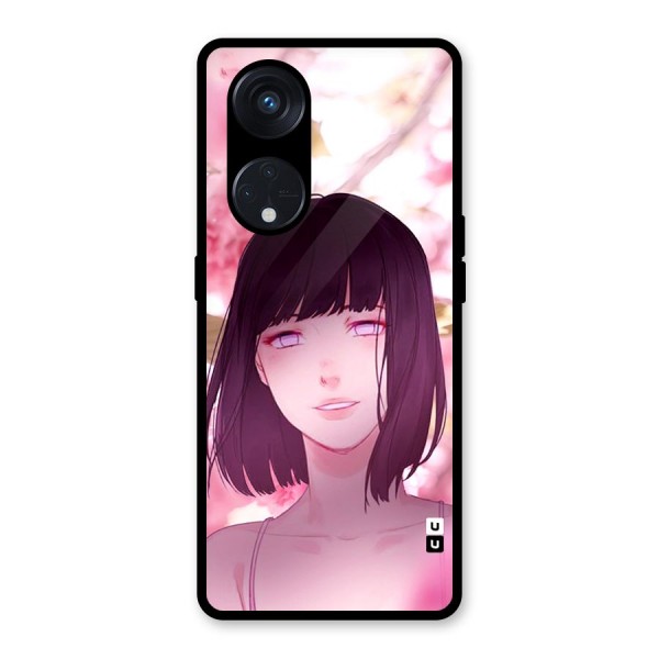 Hinata Floral Glass Back Case for Reno8 T 5G