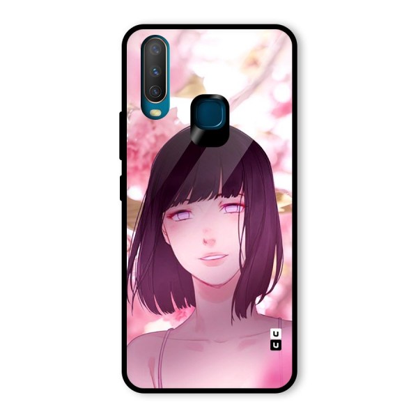 Hinata Floral Glass Back Case for Vivo Y15