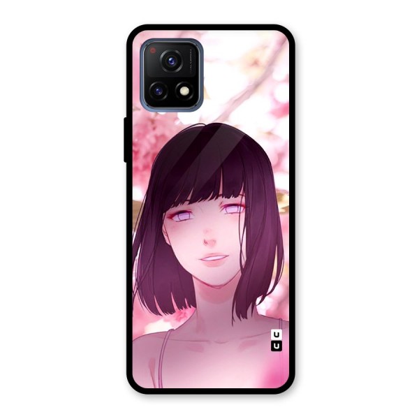 Hinata Floral Glass Back Case for Vivo Y72 5G