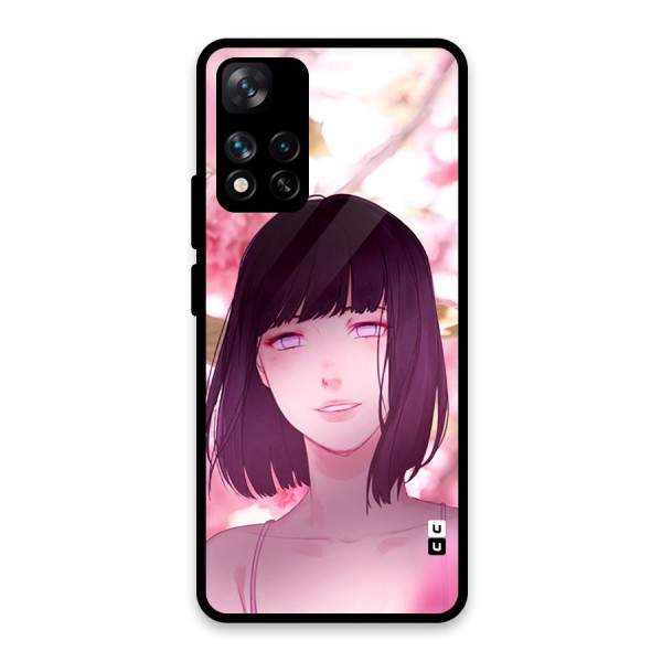 Hinata Floral Glass Back Case for Xiaomi 11i 5G