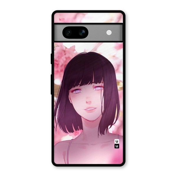 Hinata Floral Metal Back Case for Google Pixel 7a