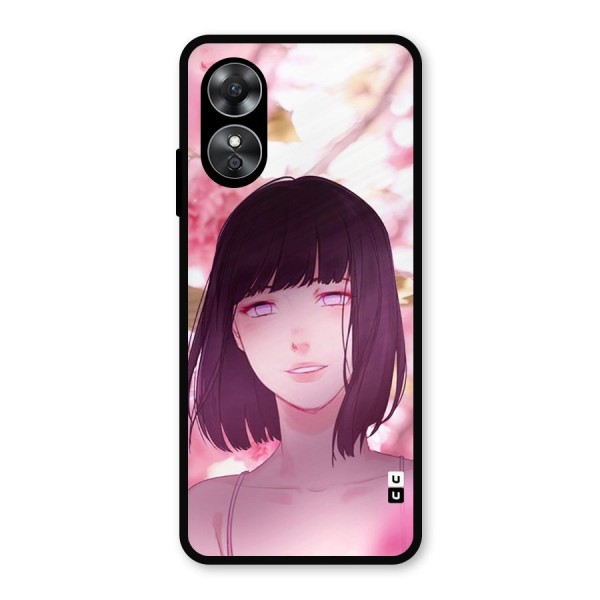 Hinata Floral Metal Back Case for Oppo A17