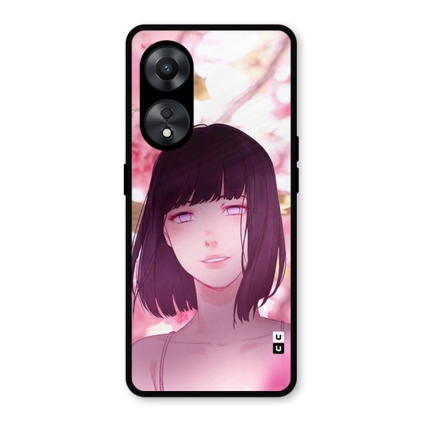 Hinata Floral Metal Back Case for Oppo A78