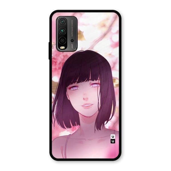 Hinata Floral Metal Back Case for Redmi 9 Power