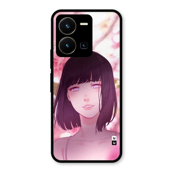 Hinata Floral Metal Back Case for Vivo Y35