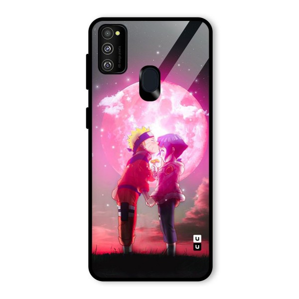 Hinata Forehead Glass Back Case for Galaxy M21