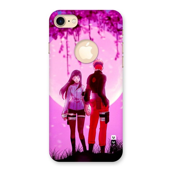 Hinata Holding Hand Back Case for iPhone 8 Logo Cut