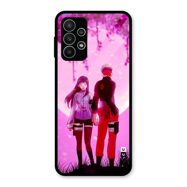 Hinata Holding Hand Glass Back Case for Galaxy A23