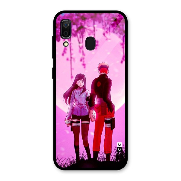 Hinata Holding Hand Glass Back Case for Galaxy A30