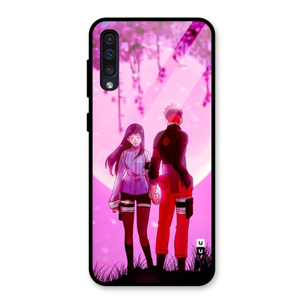 Hinata Holding Hand Glass Back Case for Galaxy A50s