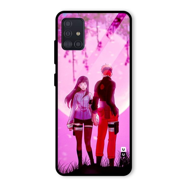 Hinata Holding Hand Glass Back Case for Galaxy A51