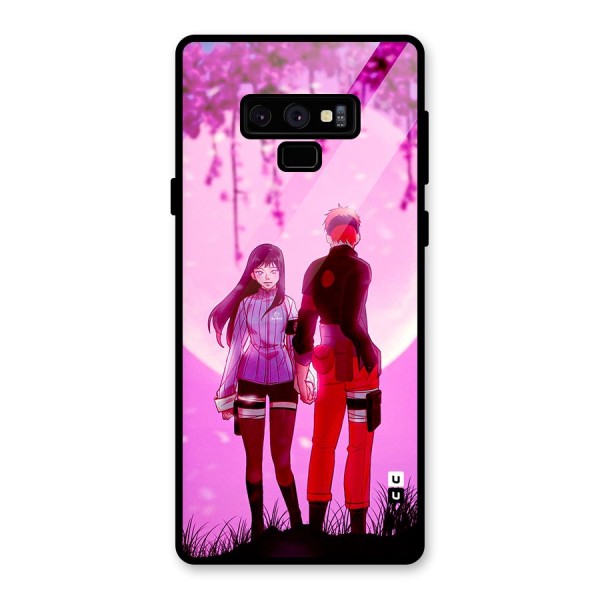 Hinata Holding Hand Glass Back Case for Galaxy Note 9