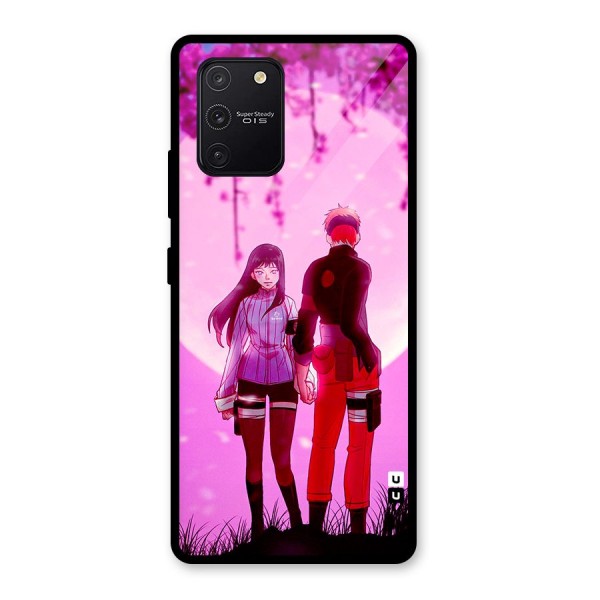 Hinata Holding Hand Glass Back Case for Galaxy S10 Lite