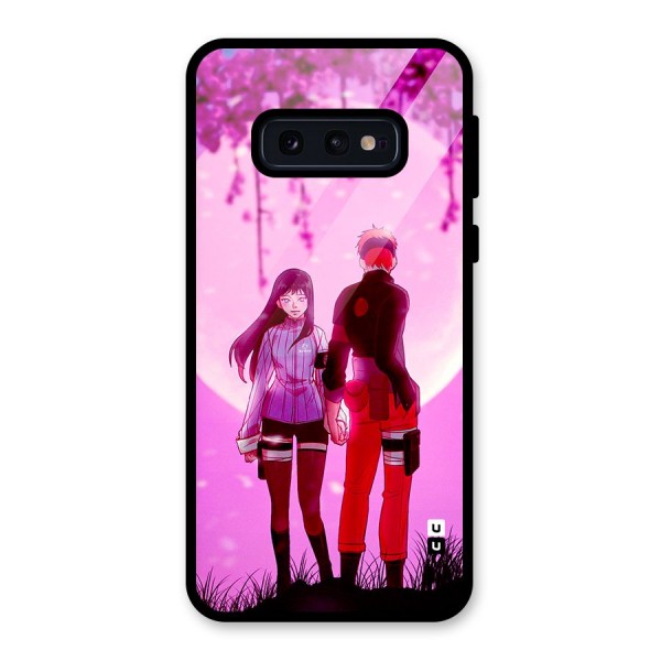 Hinata Holding Hand Glass Back Case for Galaxy S10e