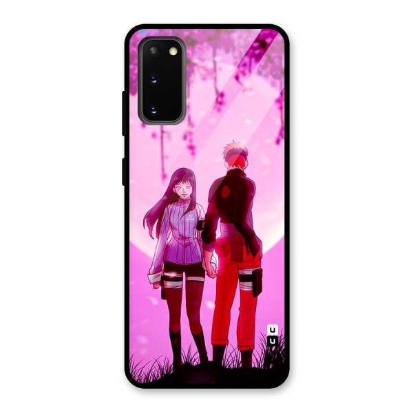 Hinata Holding Hand Glass Back Case for Galaxy S20