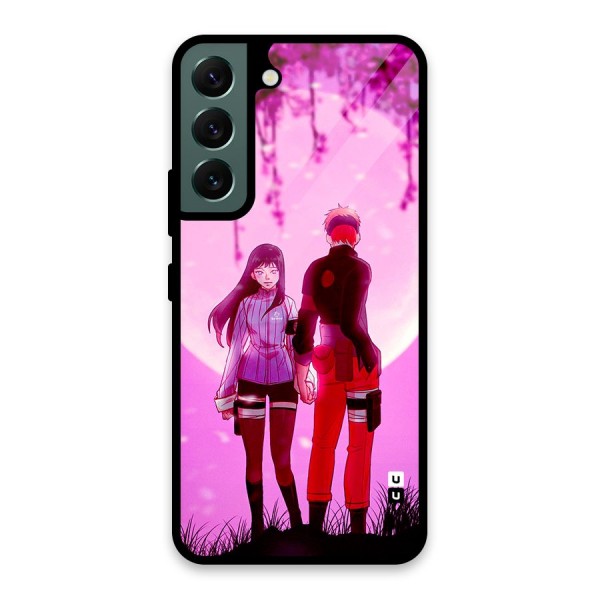 Hinata Holding Hand Glass Back Case for Galaxy S22 5G