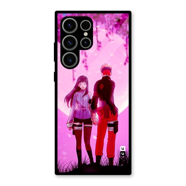 Hinata Holding Hand Glass Back Case for Galaxy S23 Ultra