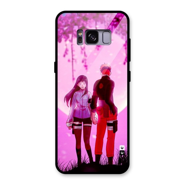 Hinata Holding Hand Glass Back Case for Galaxy S8