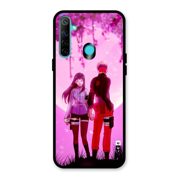 Hinata Holding Hand Glass Back Case for Realme 5