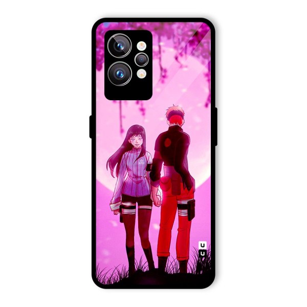 Hinata Holding Hand Glass Back Case for Realme GT2 Pro