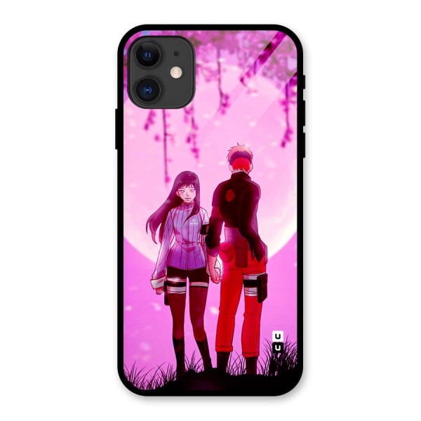 Hinata Holding Hand Glass Back Case for iPhone 11