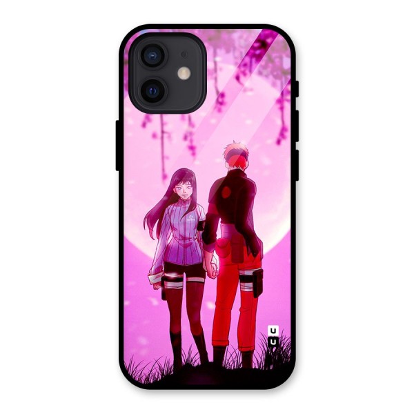 Hinata Holding Hand Glass Back Case for iPhone 12