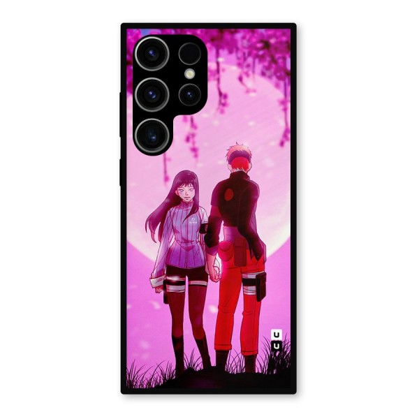 Hinata Holding Hand Metal Back Case for Galaxy S23 Ultra