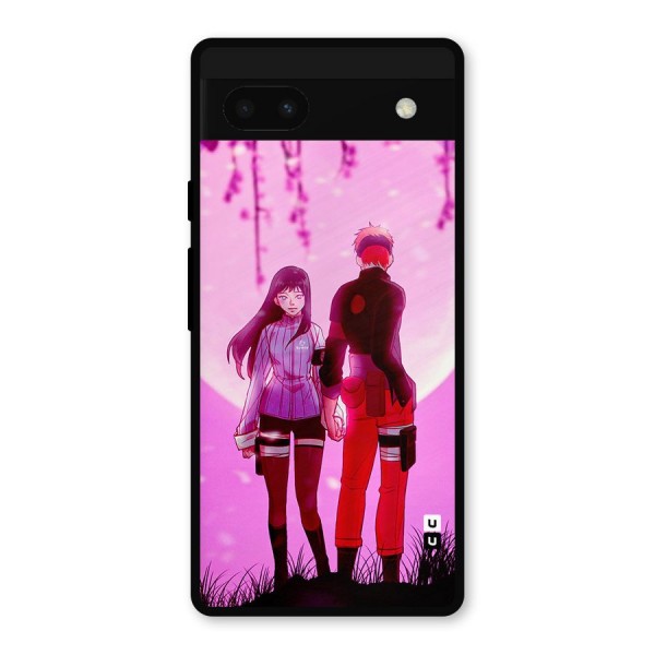 Hinata Holding Hand Metal Back Case for Google Pixel 6a