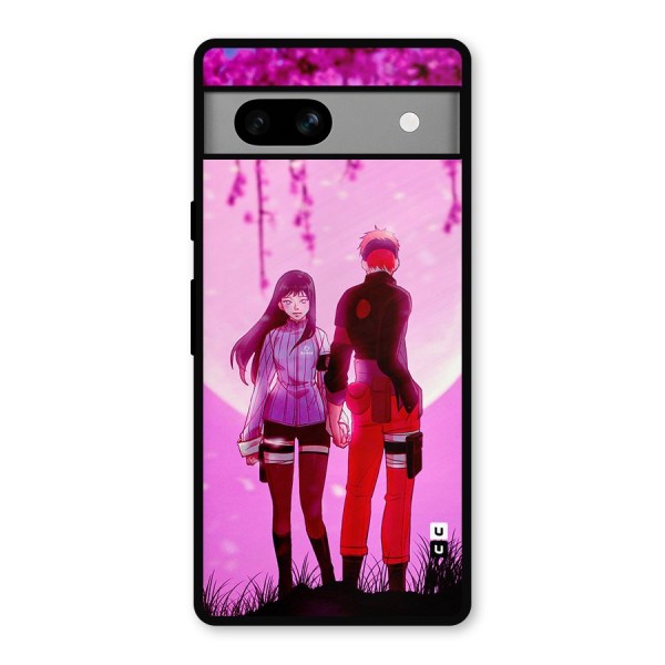 Hinata Holding Hand Metal Back Case for Google Pixel 7a