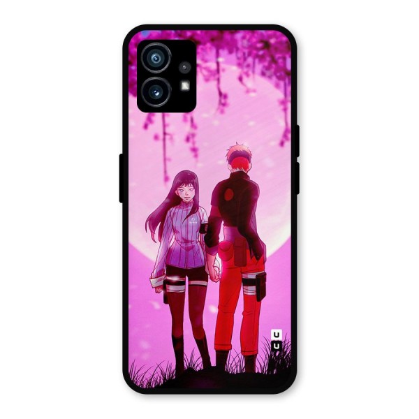 Hinata Holding Hand Metal Back Case for Nothing Phone 1