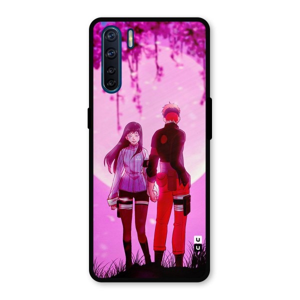 Hinata Holding Hand Metal Back Case for Oppo F15