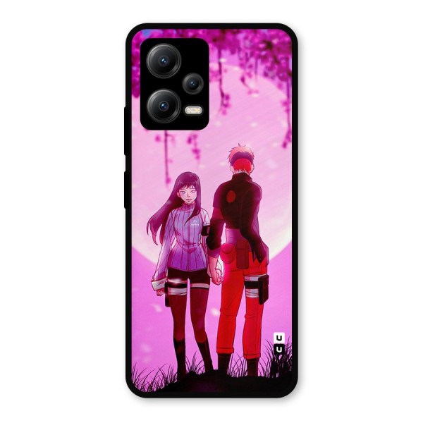 Hinata Holding Hand Metal Back Case for Poco X5