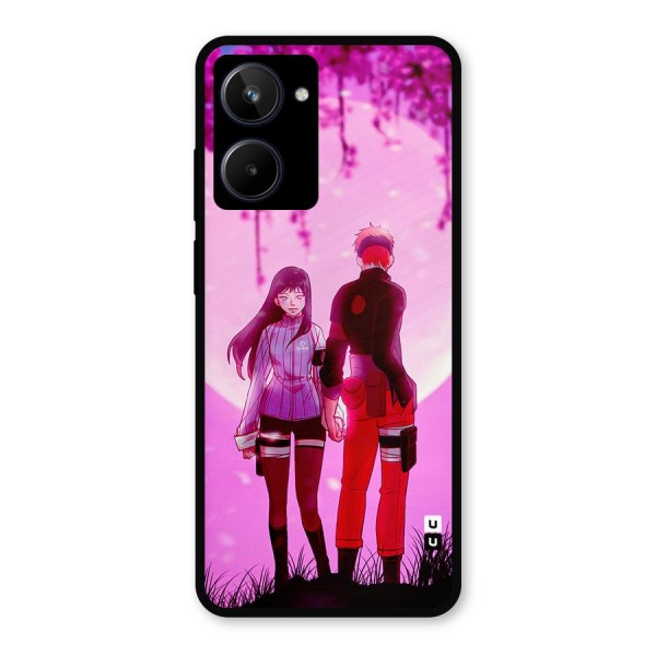 Hinata Holding Hand Metal Back Case for Realme 10