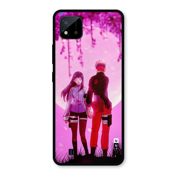 Hinata Holding Hand Metal Back Case for Realme C11 2021