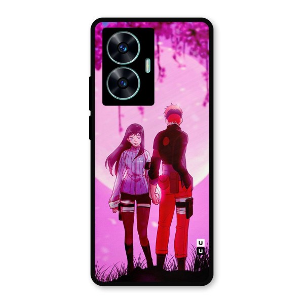 Hinata Holding Hand Metal Back Case for Realme C55