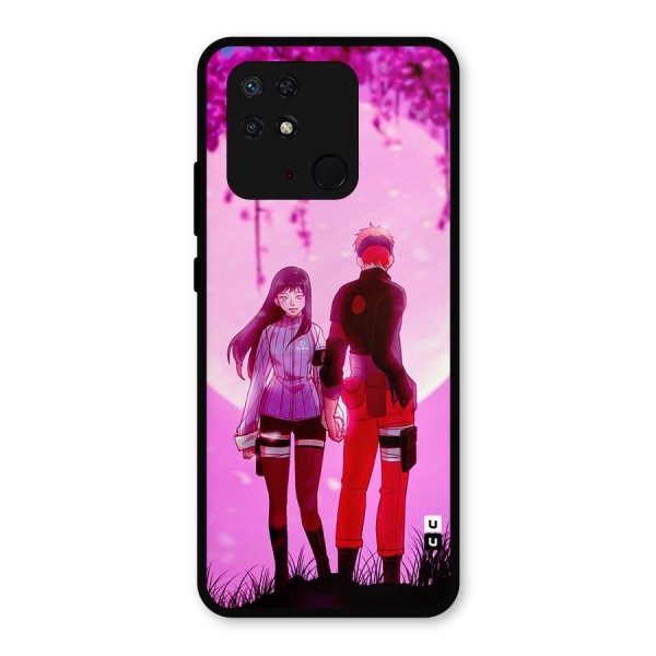 Hinata Holding Hand Metal Back Case for Redmi 10