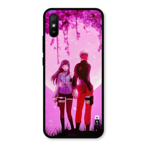 Hinata Holding Hand Metal Back Case for Redmi 9i