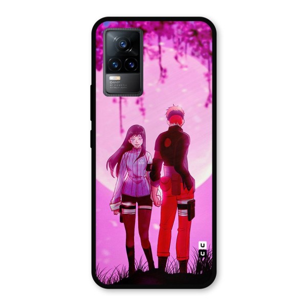 Hinata Holding Hand Metal Back Case for Vivo Y73