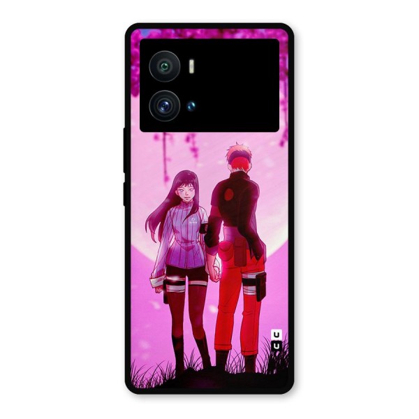 Hinata Holding Hand Metal Back Case for iQOO 9 Pro