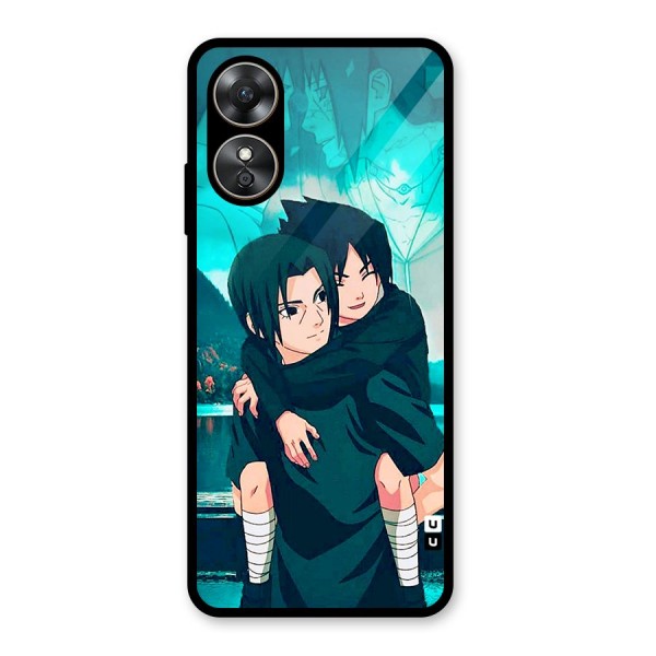 Hinata Hop Glass Back Case for Oppo A17