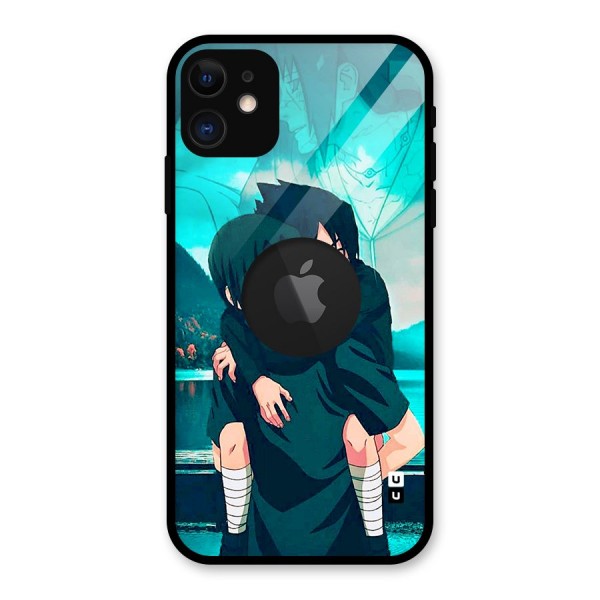 Hinata Hop Glass Back Case for iPhone 11 Logo Cut